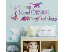 Dinosaurs - To go to sleep wall decals 